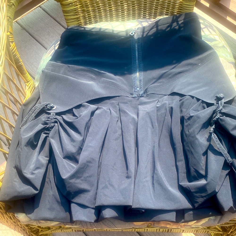 Marithe Francois Girbaud black bubble skirt